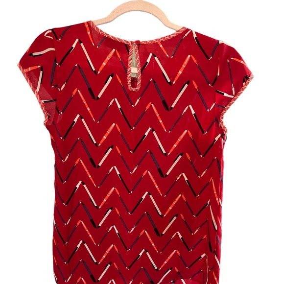 Modcloth pen print top NWOT - Picture 4 of 5